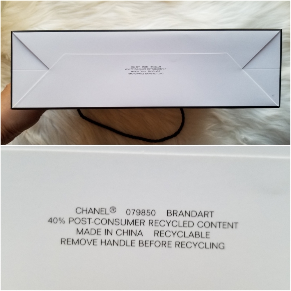 Chanel Beauty White Small Shopping Bag Packaging - Picture 5 of 8